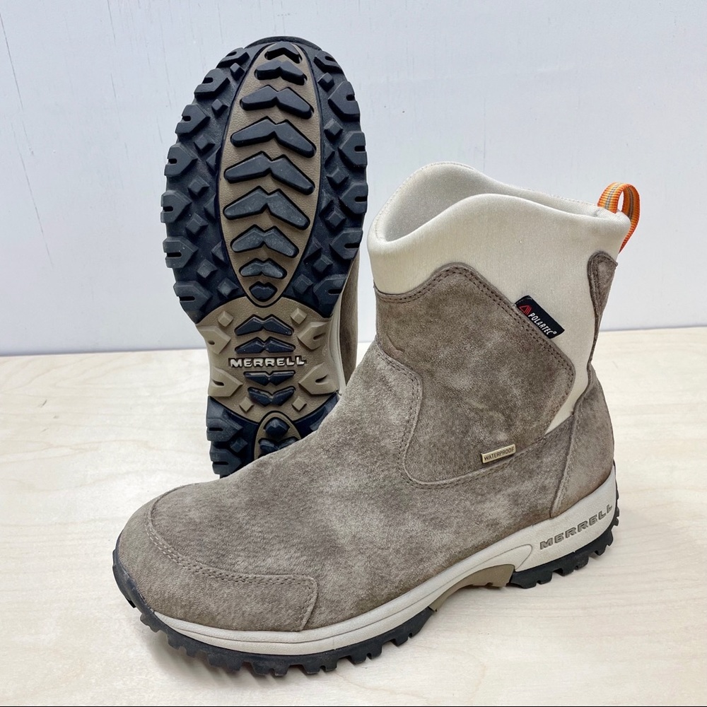 Merrell Tundra Waterproof Boots Suede Women’s Size 8